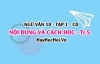 Soạn bài Nội dung và cách học Ngữ văn lớp 10 trang 5 Cánh Diều tập 1